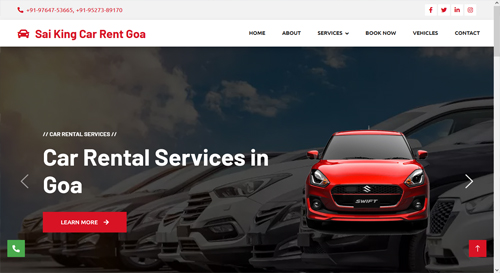 Sai King Car Rent Goa